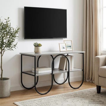 vidaXL TV-standaard 80 x 40 x 50 cm Grijs Sonoma Bewerkt, Minder dan 50 cm, Verzenden, Nieuw, Minder dan 100 cm