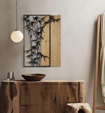 WANDPANEEL BAMBOE IJZER EN HOUT CM 58X2X80, Ophalen of Verzenden, Nieuw