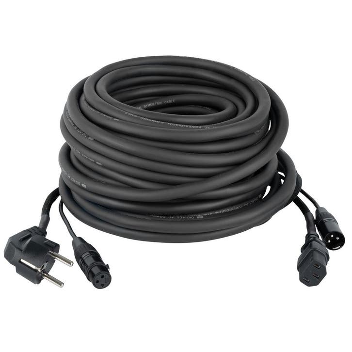 DAP FP08 Schuko/XLR female - IEC female/XLR male 20 meter, Doe-het-zelf en Verbouw, Elektra en Kabels, Verzenden