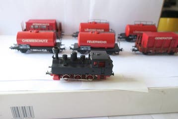 Märklin H0 - 3090 - Treinset (1) - Brandweer treinset van 7, Nieuw