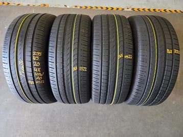 255/45/20 101W AO PIRELLI ZOMERBANDEN 6MM PROFIEL 4X, Auto-onderdelen, Banden en Velgen, Ophalen, Gebruikt, 255 mm, Band(en)