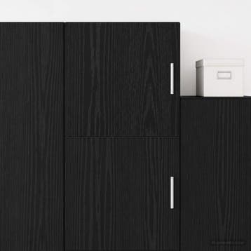 vidaXL Wandkast Zwart eiken 40 x 42,5 x 40 cm Bewerkt hout, Minder dan 50 cm, Verzenden, Nieuw, Minder dan 100 cm