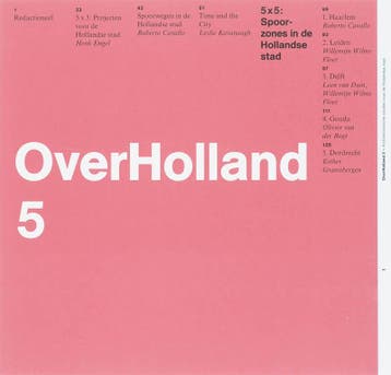 OverHolland / 5 / OverHolland 9789085064084, Verzenden, Gelezen
