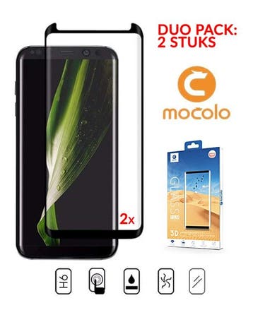 2 STUKS Galaxy S8 Plus Mocolo Premium 3D Case Friendly Tempe, Ophalen of Verzenden, Nieuw