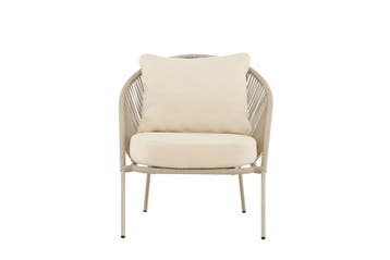 Tuin- diningstoel - Reims - Beige - Rope - The Outsider, Verzenden, Nieuw