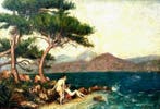 Léon Printemps (1871-1945) - Bagnanti allIsola di San, Antiek en Kunst