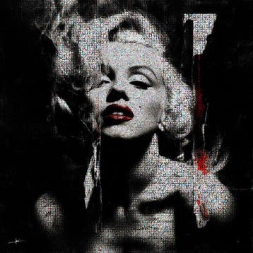 David Law (1967) - Crypto Marilyn Monroe II - Format XL -, Antiek en Kunst