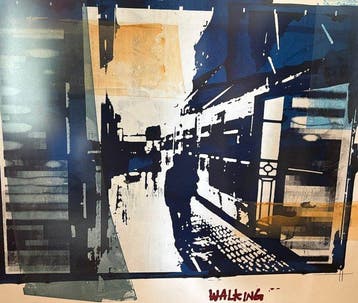 Carl Smith (XX) - Walking and Untitled (2 art works), Antiek en Kunst