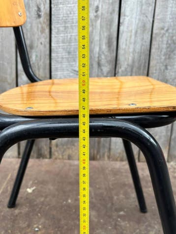 Stapelbare Elbe kantinestoelen uit de jaren ’70 | 25 stuks, Vergader- of Presentatieruimte, Verzenden, Gebruikt, Stoel