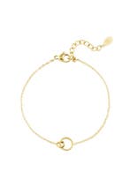 armband verbonden bedel - Goudkleur, Sieraden, Tassen en Uiterlijk, Armbanden, Verzenden, Nieuw