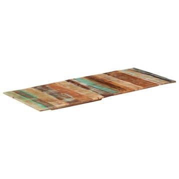 Tafelblad gerecycled hout 140cm | Laatste Stuk!, 100 tot 150 cm, Rustiek, Teakhout, Zo goed als nieuw