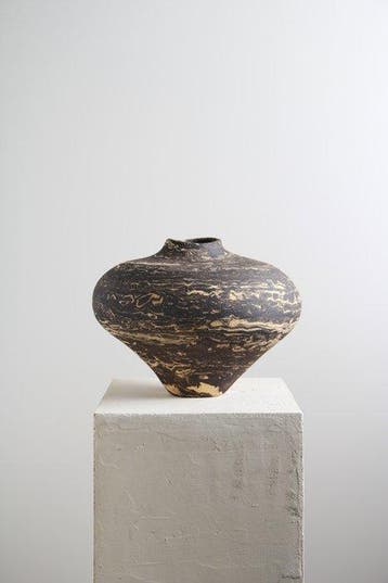 Valentina Cojocaru - sculptuur, Giove 06 - Sculptural Vase, Antiek en Kunst