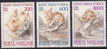 Vatikaan - 1982 - Theresia of Avila - Postfris, Verzenden, Overige landen, Postfris