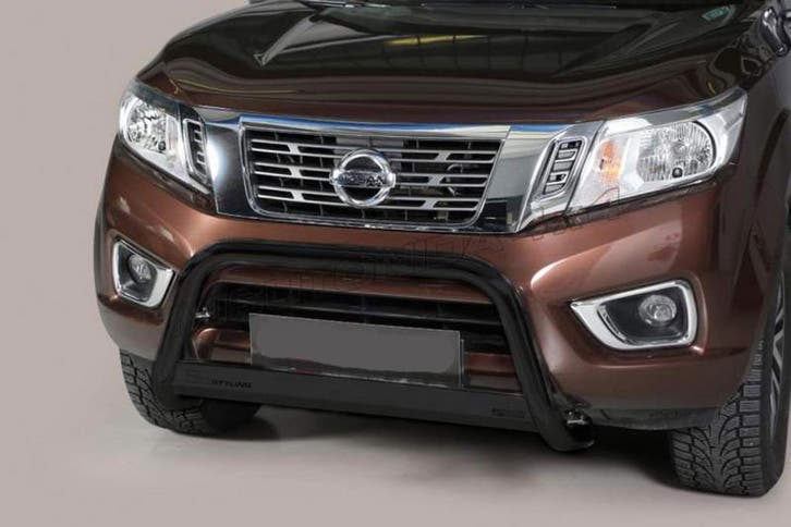 Bullbar zwart Nissan NP300 Navara (2015-2021), Auto diversen, Tuning en Styling, Verzenden