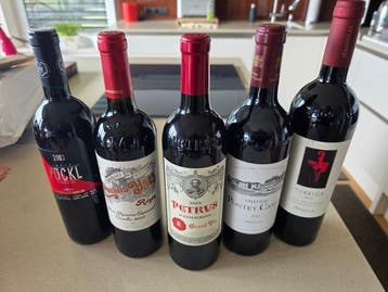 2019 Pétrus, 2010 Pontet Canet, 2010 Marqués de Murrieta, Nieuw