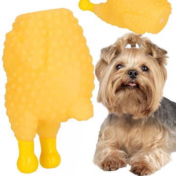 Honden Speelgoed - Kip - Piepend - Onderkant - Duurzaam, Ophalen of Verzenden, Nieuw