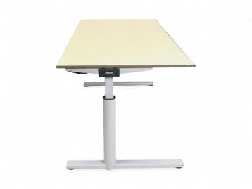 Gispen TM slingerbureau, 160x80 cm, ahorn-aluminium, Ophalen of Verzenden, Gebruikt
