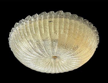 Plafondlamp - Murano-glas, Antiek en Kunst, Antiek | Lampen