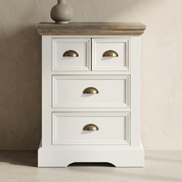 *WOONWINKEL* Tower Living Fleur Ladekast Van Hout 4L, Verzenden, Nieuw