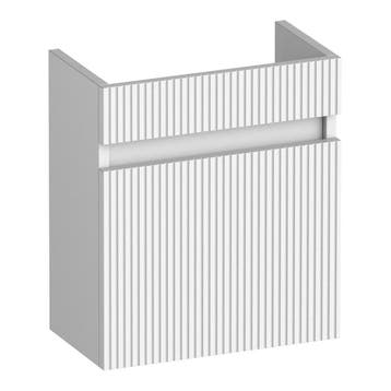 Brauer Joy Wavy Fonteinkast - 40 cm - met 1 Deur Greeploos, Ophalen of Verzenden, Nieuw