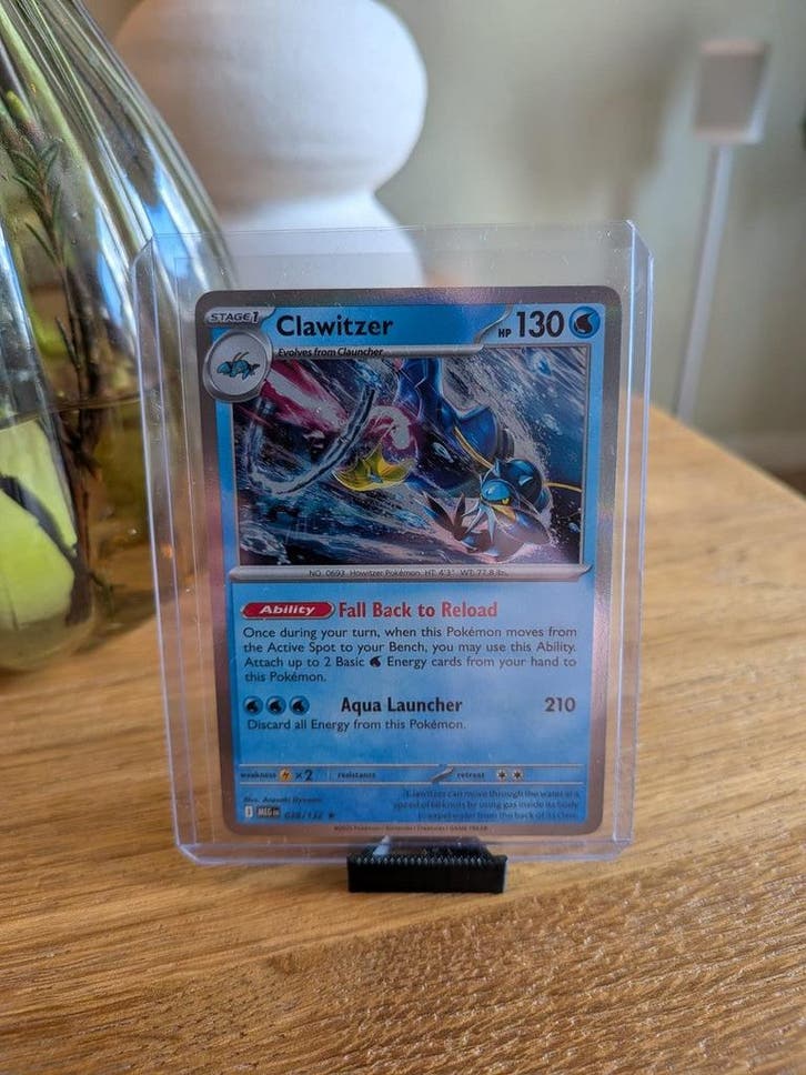 Clawitzer 038/132 - Mega Evolution, Hobby en Vrije tijd, Verzamelkaartspellen | Pokémon, Nieuw, Verzenden