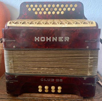 Hohner - Club III B.- - - Knopaccordeon - Duitsland - 1938, Nieuw