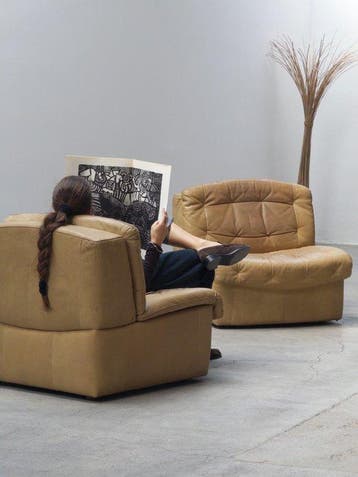 Knoll Sitzmöbel - Fauteuil - Leder - 2