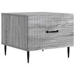 vidaXL Salontafel met lade Grijs sonoma 49 x 50 x 40 cm, Verzenden, Nieuw, 50 tot 100 cm, Minder dan 50 cm