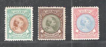 Nederland 1896 - Koningin Wilhelmina met Hangend Haar -, Postzegels en Munten, Postzegels | Nederland, Gestempeld