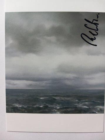 Gerhard Richter (1932) - Kunstkarte Seestück Gegenlicht