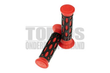 Handvatset Two Tone zwart / rood 22mm / 24mm universeel, Ophalen of Verzenden, Nieuw, Tuning