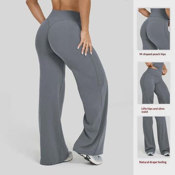 High Waist Yoga Broek Dames - Rechte Pijp, Butt Lifting & Co, Verzenden, Nieuw