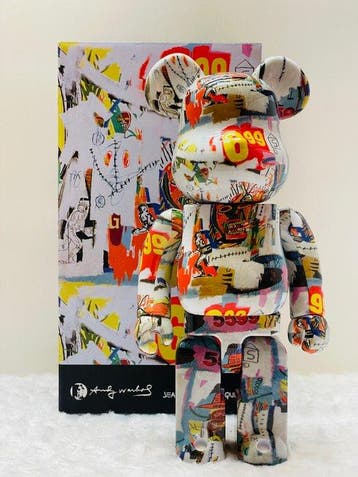 Medicom toy - BE@RBRICK 400% Andy Warhol x Jean-Michel