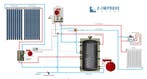 CV verwarming en tapwater zonneboiler 400L+ 2x Prisma Pro 24, Doe-het-zelf en Verbouw, Geisers en Boilers, Verzenden, Nieuw