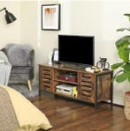 TV Meubel 110 cm – Industrieel Lowboard met Deuren en Vakken, Huis en Inrichting, Kasten | Televisiemeubels, Verzenden, Nieuw