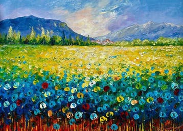 Yuni R. P - Vibraciones sobre el Campo de Flores y el Pueblo