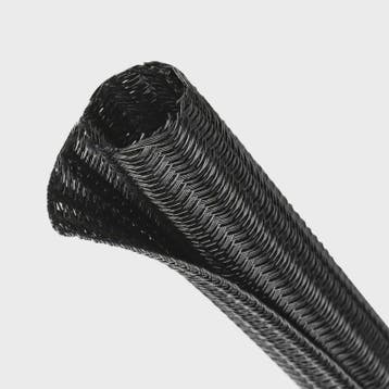 Zwarte PET Kabel Sleeve - Uitbreidbaar, Zelfsluitend & Split, Verzenden, Nieuw