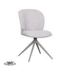 Stoel Kimo | Naturel | Boucle | Taupe Metalen Frame | 2, Verzenden, Nieuw in verpakking