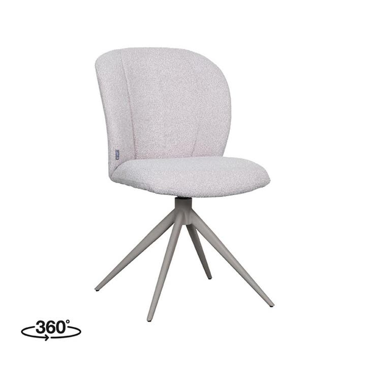 Stoel Kimo | Naturel | Boucle | Taupe Metalen Frame | 2, Zakelijke goederen, Horeca | Keukenapparatuur, Nieuw in verpakking, Verzenden