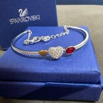 Decoratief ornament - Swarovski - Heart Duo Bangle -