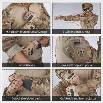 IDOGEAR Gen3 Tactisch Combat Uniform - BDU Kleding voor Outd, Verzenden