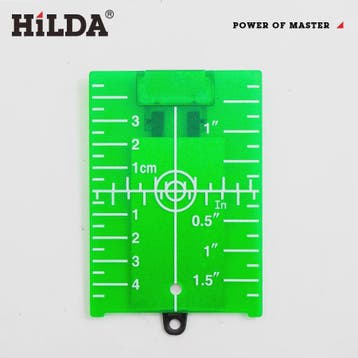 HILDA Laser Richtplaat Groen/Rood - Verticale/Horizontale Li, Verzenden, Nieuw