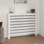 vidaXL Radiatorombouw 108,5x19x84 cm massief grenenhout wit, Doe-het-zelf en Verbouw, Verwarming en Radiatoren, Verzenden, Nieuw
