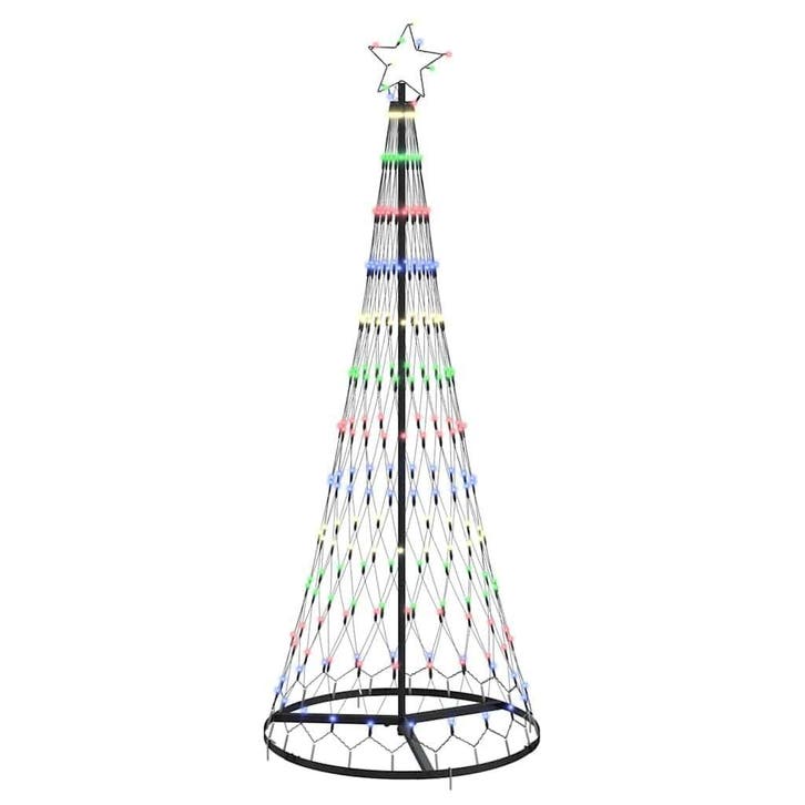 LED Kerstboom 184cm Multikleur | Retourdeal 75% Korting, Diversen, Kerst, Zo goed als nieuw, Ophalen of Verzenden