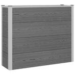 vidaXL Verhoogde plantenbak Grijs 100 x 30 x 22 cm WPC en, Tuin en Terras, Verzenden, Nieuw, Minder dan 60 cm, 60 cm of meer
