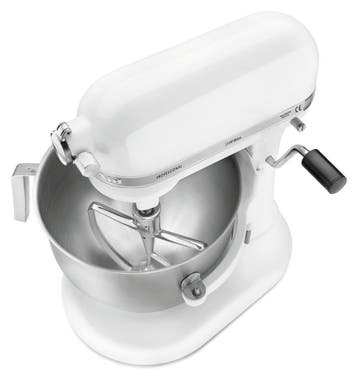 Bartscher KitchenAid 5KSM7990XEWH Spiraalmixer | Wit | 6.9L, Ophalen of Verzenden, Nieuw in verpakking