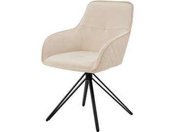 Juskys Clyde - Draaistoel - Hoog zitcomfort - Beige, Verzenden, Nieuw