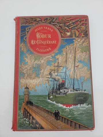 Jules Verne; Benett - Robur-le-Conquérant - 1886-1886
