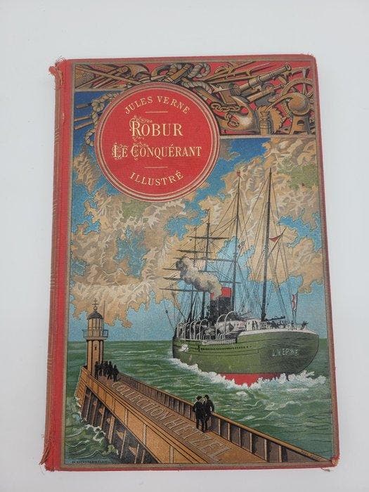 Jules Verne; Benett - Robur-le-Conquérant - 1886-1886, Antiek en Kunst, Antiek | Boeken en Bijbels