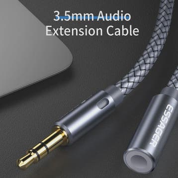 Essager 3.5mm Audio Verlengkabel - Hoge Kwaliteit Aux Kabel, Verzenden, Nieuw